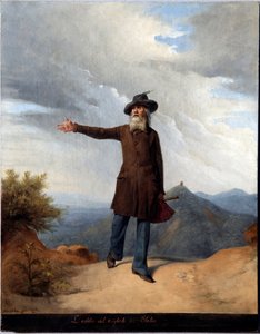 Farväl till exilen. Med Giuseppe Mazzini tvingad att gå i exil i Schweiz 1831 (målning av Andrea Gastaldi