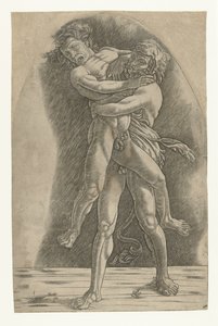 Hercules brottas med Antaeus