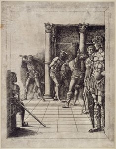 Kristi piskning (med kakelgolvet) av Andrea Mantegna