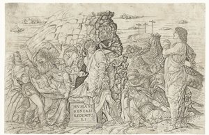 Kristi begravning av Andrea Mantegna