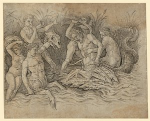 Havsgudarnas strid av Andrea Mantegna