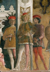 Lodovico II Gonzaga med familj (fresk) av Andrea Mantegna