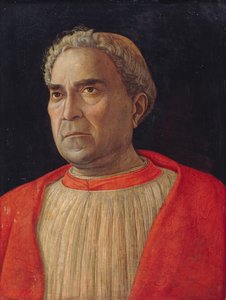 Tyska: Kardinal Ludovico Trevisan (1401-1465) Porträtt av kardinal Ludovico Trevisan av Andrea Mantegna