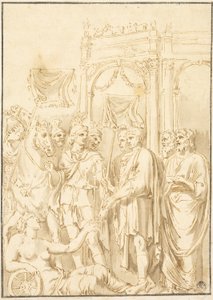 Romerska senatorer och soldater av Andrea Mantegna