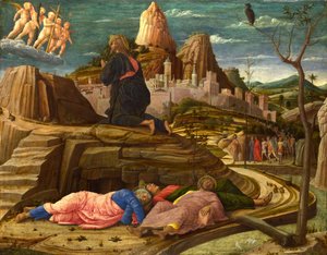 Våndan i Getsemane trädgård av Andrea Mantegna