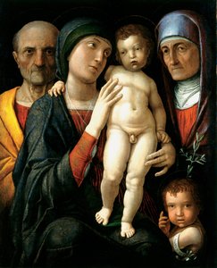 Den heliga familjen av Andrea Mantegna
