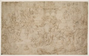 De tiotusen kristnas martyrskap av Andrea Mantegna