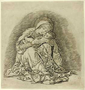 Jungfru med barn av Andrea Mantegna