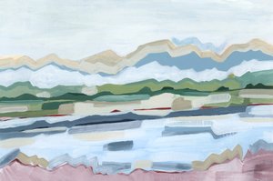 Misty Day, 2024 (akryl på papper)