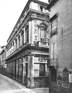 Porto-Barbarano-palatset, byggt ca 1570-75 av Andrea Palladio