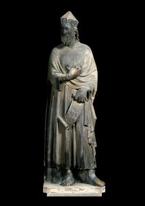 Representation av Solomon Marble-skulptur av Andrea Pisano (ca 1290-1348), Florens, Museo dell