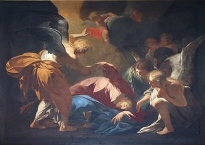 Jesus i Getsemane trädgård