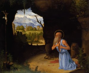 Sankt Jerome av Andrea Previtali