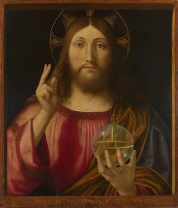 Världens frälsare (Salvator Mundi). 1519