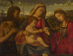 Jungfrun och barnet med de heliga Johannes Döparen och Katarina, 1504