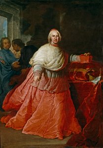 Porträtt av kardinal Carlos de Borja y Centellas 1663-1733, efter 1721.