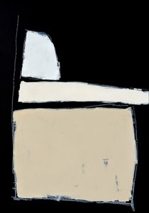 Svarta och beige block