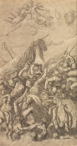 Bortförandet av Helen, 1547. av Andrea Schiavone