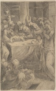 Kristi omskärelse, ca 1542-46. av Andrea Schiavone