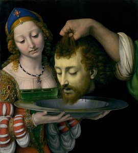 Salome med Johannes Döparens huvud, ca. 1507-9.