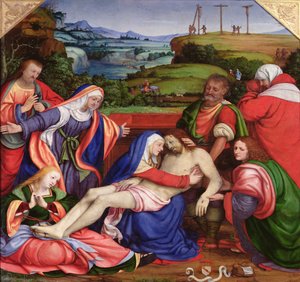 The Lamentation of Christ, c.1504-07 (olja på panel)