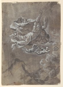 Saint Gennaro Lugnande Vesuvius av Andrea Vaccaro