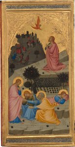 Scener från Kristi passion: The Agony in the Garden [vänster panel]