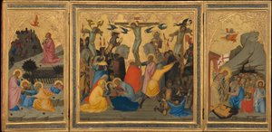Scener från Kristi lidande: Kval i trädgården, korsfästelsen..., 1380-talet.