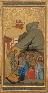 The Descent into Limbo, c.1380 (äggtempera & bladguld på träpanel)