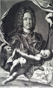 Karl VI av Girolamo Ferroni av Andrea Zucchi
