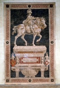 Ridmonumentet till Niccolo da Tolentino (fristående fresk