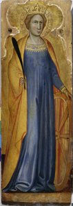 St. Katharine, ca 1400 (tempera på poppelträ)