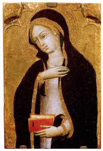 Virgin Annunciate, c1410 av Andrea di Bartolo