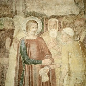Detalj av St. Ranieri i det heliga landet, mitten av 1300-talet av Andrea di Bonaiuto
