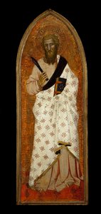 S:t Bartolomeus, ca 1360-65 (tempera och bladguld på träpanel)
