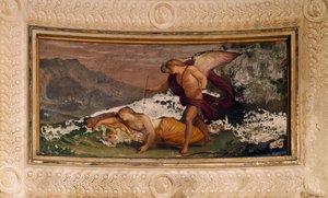 Fresk av Andrea Appiani (1754-1817), Villa Reale, Monza, Italien av Andrea the Elder Appiani