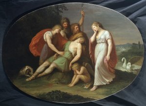 Adonis död av Andrea the Elder Appiani