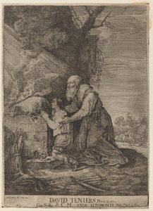 Isaks offer av Andreas Altomonte, after David Teniers the Younger