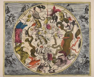 Haemisphaerium stellatum australe antiquum av Andreas Cellarius