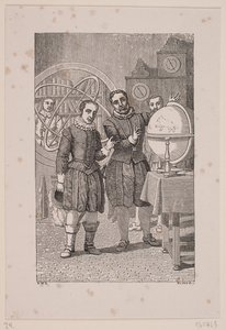 Christian IV på besök i Tycho Brahe