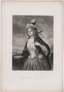 Charlotte von Lengefeld, 1850-talet av Andreas Johann Fleischmann