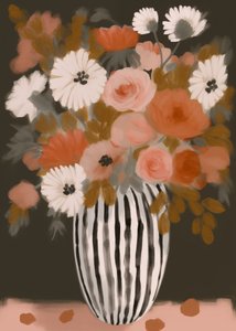 Modern blomsterbukett