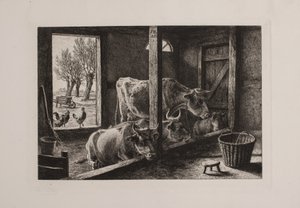 Danish: En kostald av Andreas Peter Madsen
