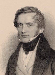 Porträtt av kompositören Franz Lachner 1803-1890, 1830. av Andreas Staub
