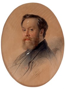 Porträtt av marskalken av adeln V.Y. Tulinov, 1868. av Andrei Belloli