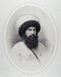 Porträtt av imamen Shamil 1797-1871, 1859