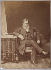 Pavel Melnikov, pseudonym Andrey Pechersky - Pavel Ivanovich Melnikov (Andrey Pechersky) (1818-1883), av Karelin, Andrey Osipovich (1837-1906). Albumin foto