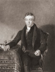 Thomas Chalmers. Porträtt. (skriva ut) av Andrew (after) Geddes
