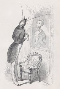 En mycket välställd insekts- och vacker dansare från Scener från det privata och offentliga..., ca. 1837-47.