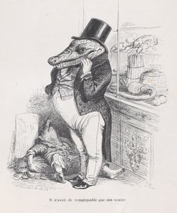 Endast hans mage var anmärkningsvärd från scener från Animas privata och offentliga liv..., ca. 1837-47.